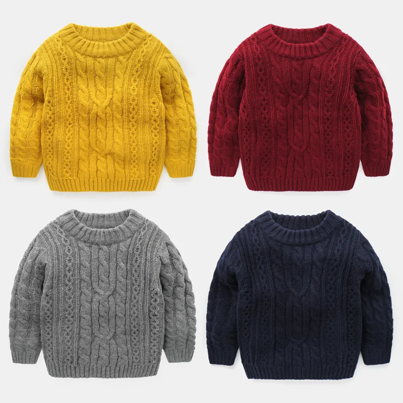 Buy New Autumn Boy Sweater Baby Boys Winter Wear Warm Sweaters Children