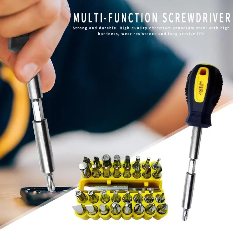 

34 in 1 Multi-function Combination Screwdriver Set for Vehicle Repair Tool