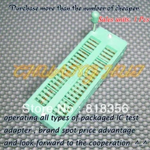 100% NEW  40 Pin Universal ZIF Socket for DIP IC MCU 40 PIN Pitch=2.54mm  240-3345 IC Socket