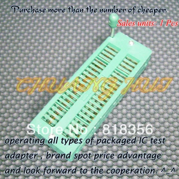 IC TEST 100% NEW 40 Pin Universal ZIF Socket for DIP IC MCU 40 PIN Pitch=2.54mm 240-3345 IC Socket