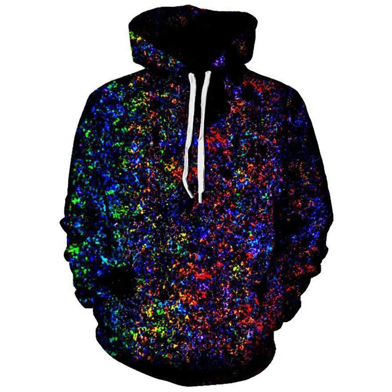 

X Truth Lightning Rainbow Unisex Hoodie Funny 3d Hip Hop Pullovers Galaxy Star Hoody Harajuku Streetwear Women/men's Sweatshirt