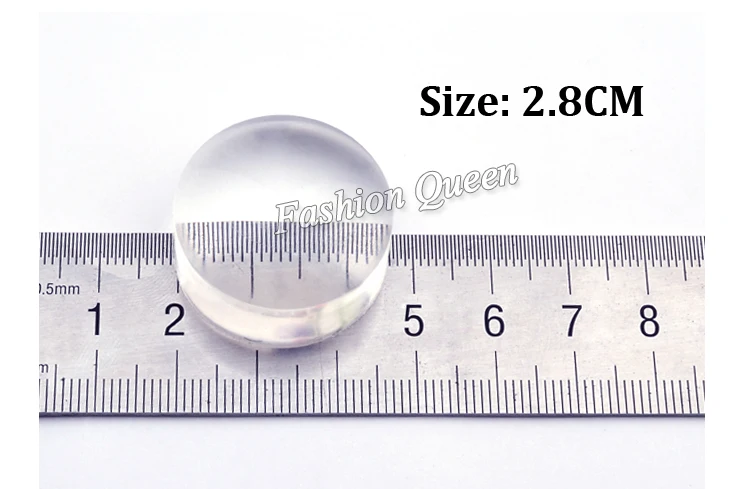 Горячая 1 шт 2,8 см прозрачный Желейный штамп для ногтей сменный прозрачный силиконовый штамп для дизайна ногтей