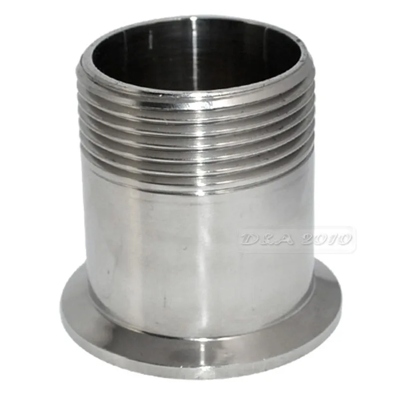 Megaron 1 1/4 &quotDN32 нержавеющая сталь SS316 Санитарно мужской резьбовой наконечник OD 50 5