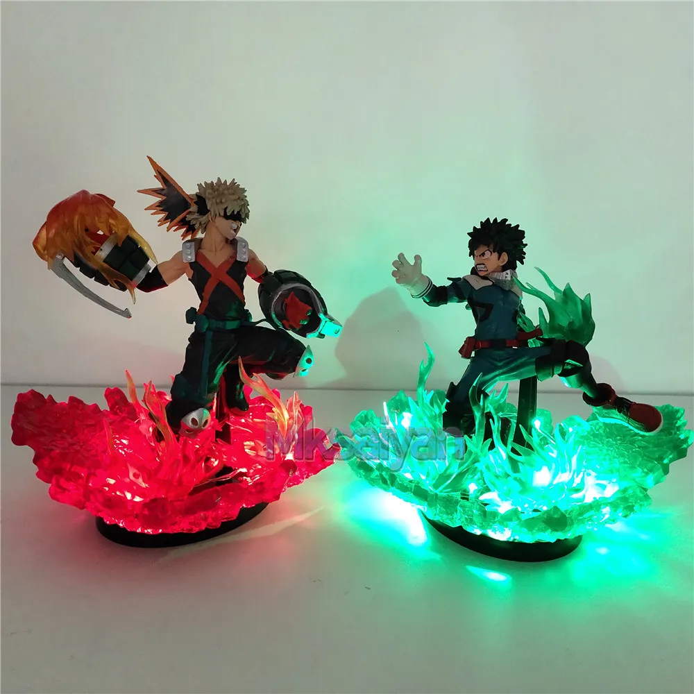 Экшн фигурка моя геройская академия светодиодсветодиодный лампа сделай сам Bakugou