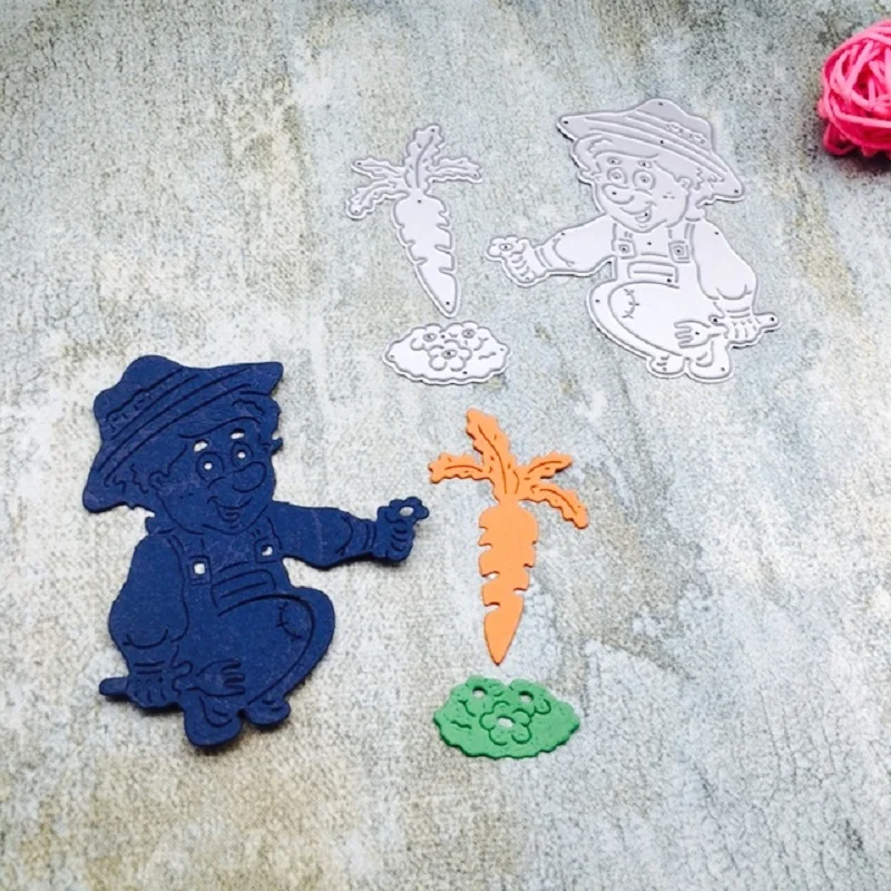  Pull out radish Cutting Dies Scrapbooking Embossing Stencil Card Die Squirrel Design For DIY Invita - 32977238861