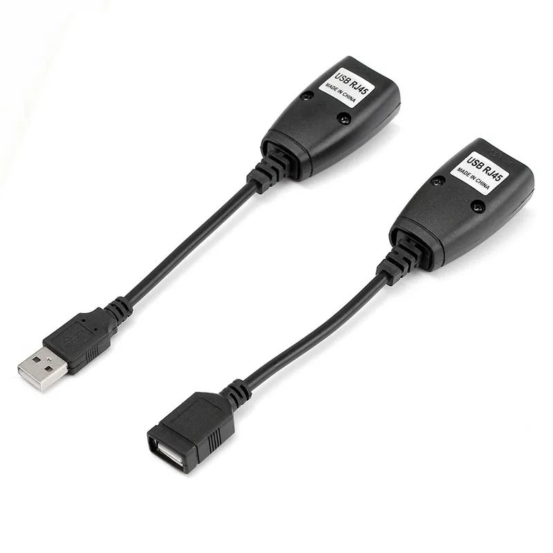 1 комплект USB 2 0 к CAT5E CAT6E RJ45 LAN модем удлинитель адаптер кабель для веб камеры