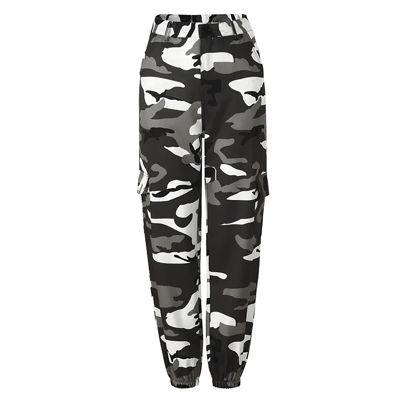 Adogirl camouflage loose women denim long pants military women overall haren pants patchwork meicai pencil pants plus size 3XL Adogirl camouflage loose women denim long pants military women overall haren pants patchwork meicai pencil pants plus size 3XL