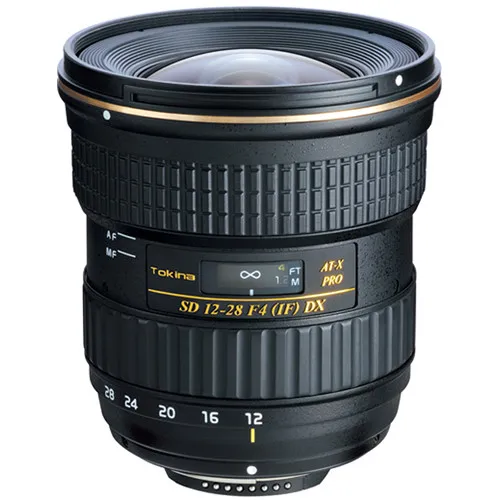 Tokina с фокусным расстоянием 12-28 мм f/4,0 AT-X Pro DX 12-28 объектив для Nikon широкоугольный D3200 D3300 D3400 D5200 D5300 D5500 D5600 D7100 D7200 D500