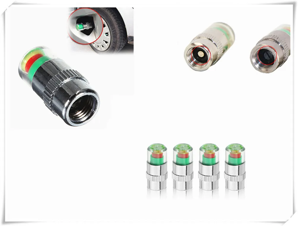 

Auto parts 4PCS tire pressure monitoring alarm 2.4bar sensor bonnet for Volkswagen vw Tuhuan 1.4T Touareg2 New Beetle Passat B6