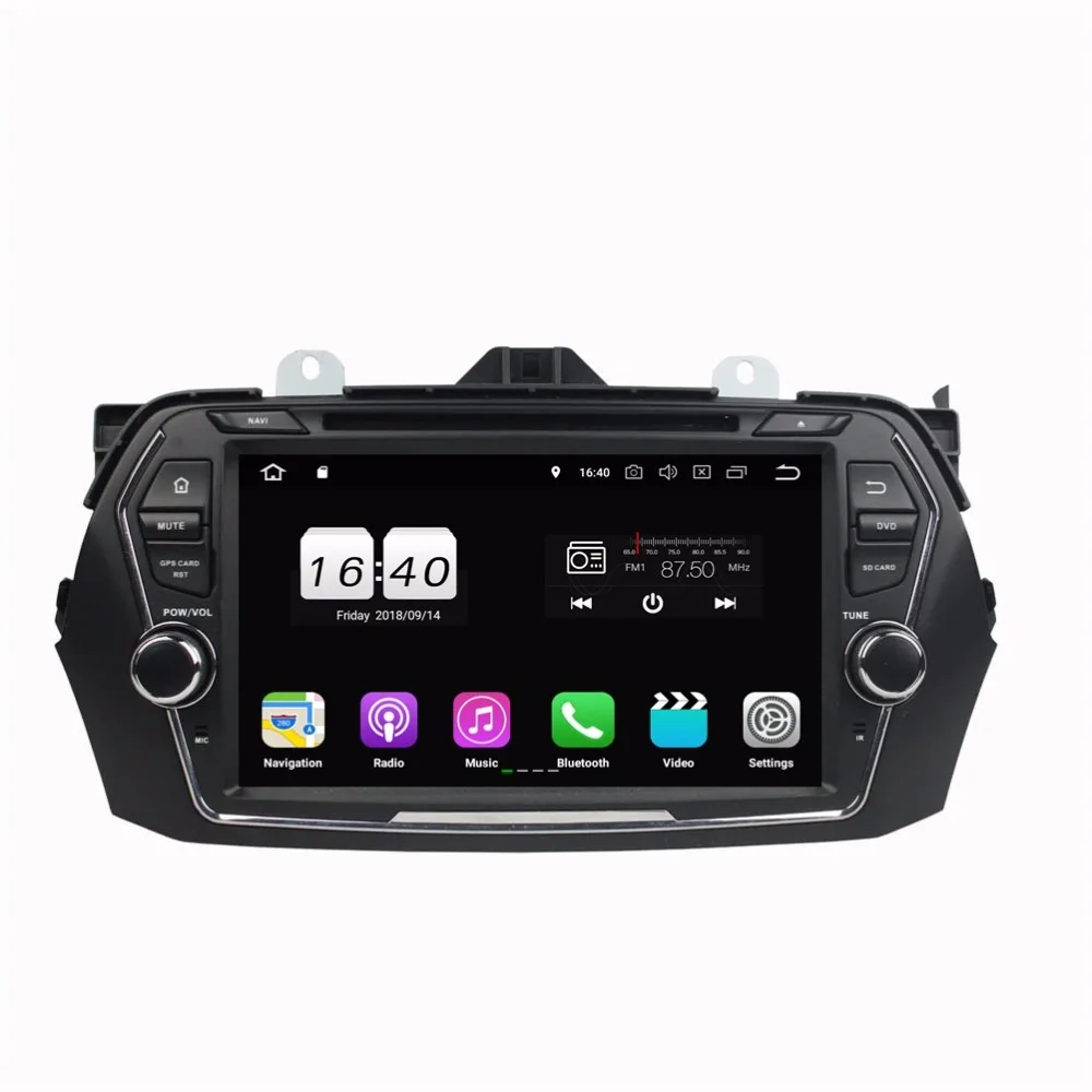 Android 8 1 для SUZUKI CIAZ 2015 четырехъядерный 2 Гб RAM автомобильный dvd плеер GPS карта