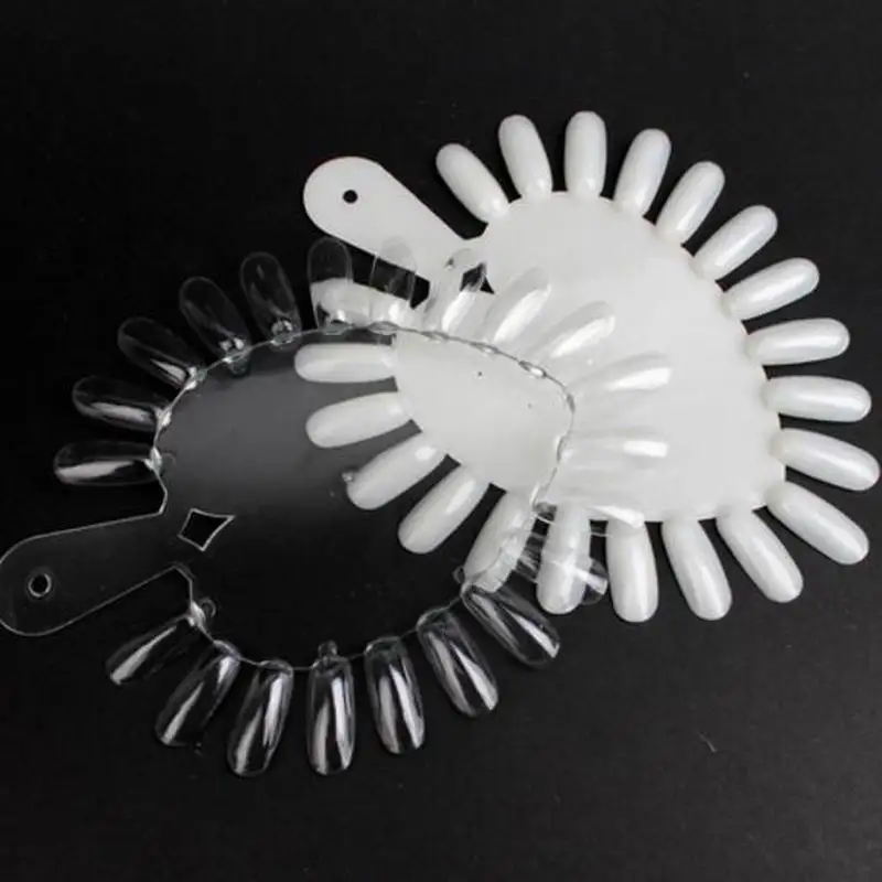 

Fast shipping way nail tips color palette display panel heart mould as manicure practice display board beauty nail art product