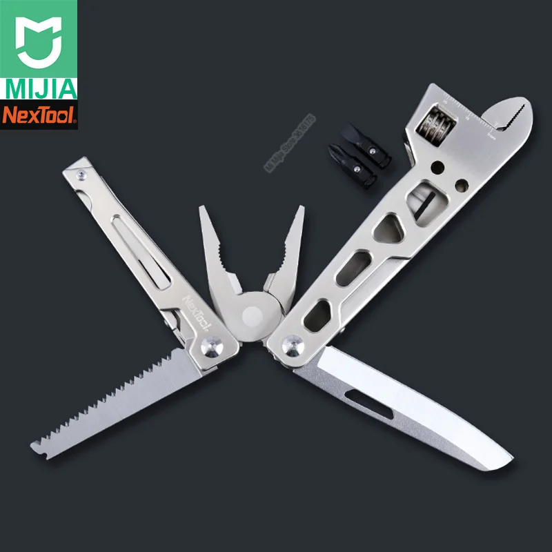 

Xiaomi Mijia Multi-function Folding Knife Bottle Opener Screwdriver / Pliers Stainless Steel Army Knives Hunting Outdoor Camping