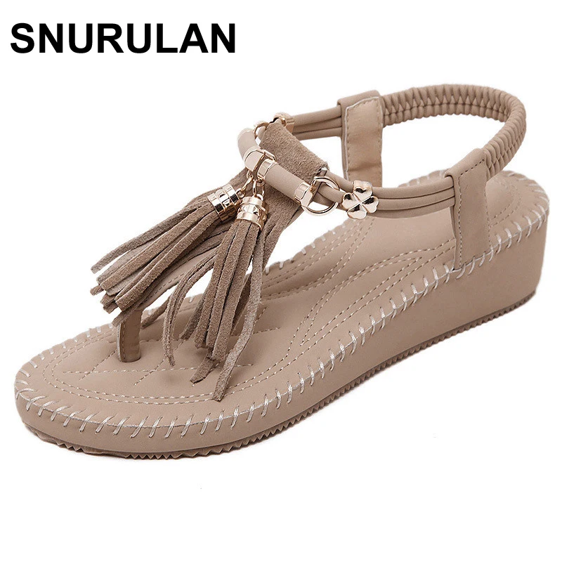 tassel gladiator sandals