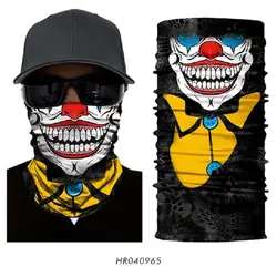 3D Магия Бесшовные хип-хоп Череп Скелет Призрак Джокер маска для лица открытый лыжный спорт платок Головные уборы повязка на голову