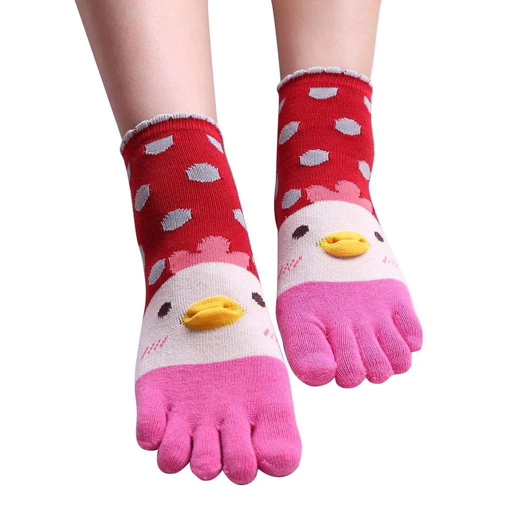 Winter Useful Keep Warm Socks Comfortable Socks Women Men Cute Cocks Socks Funny Five Finger Socks