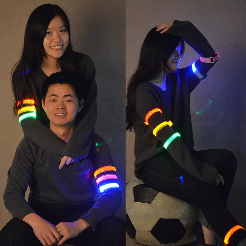 

Outdoor Led Armband Bike Cycling Arm Led Warning Strap Night Running Light Band Reflective Flashing Safety Light Wristband