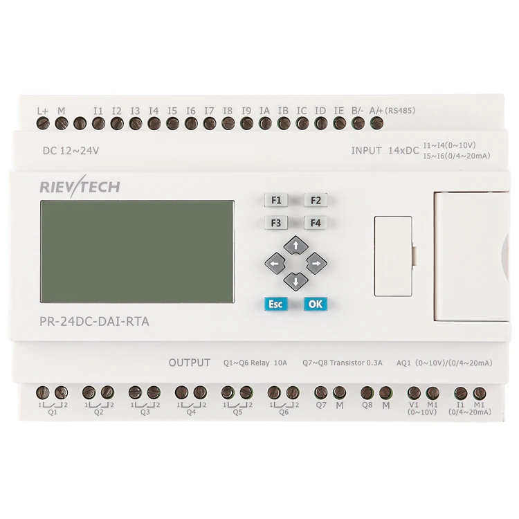 RIEVTECH, поставщик микросредств автоматизации. Программируемый реле PR-24DC-DAI-RTA