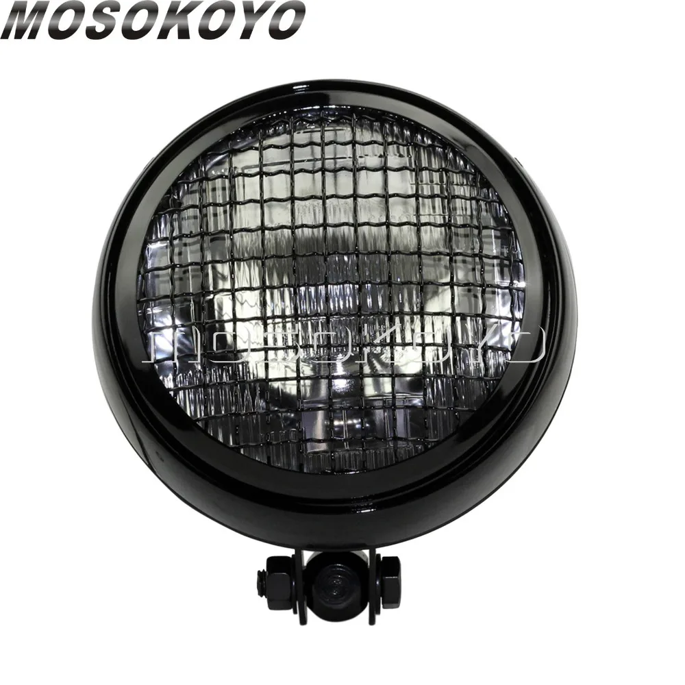 Налобный фонарь для Harley Cafe Racer Scrambler Triumph Chopper винтажный с герметичной балкой 5 75