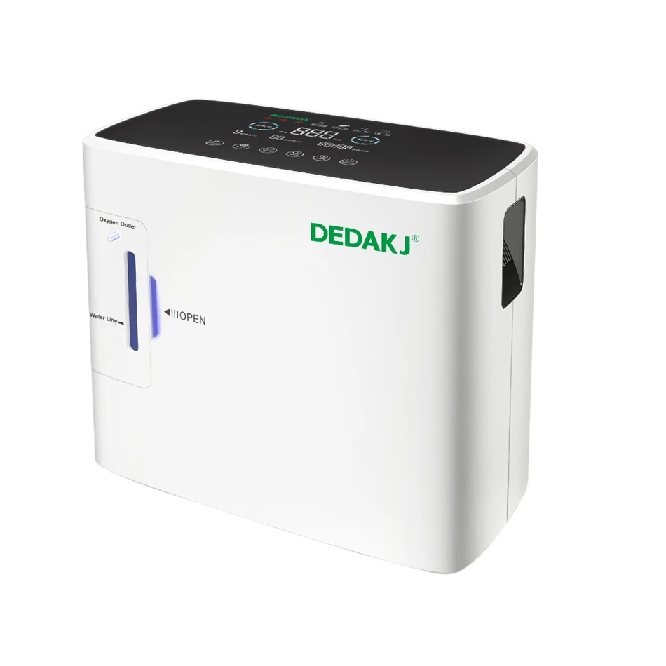 DEDAKJ DE-1S AC110V/220 V портативный концентратор кислорода генератор машина 1-6L/мин 30-90% домашний регулируемый высокое качество