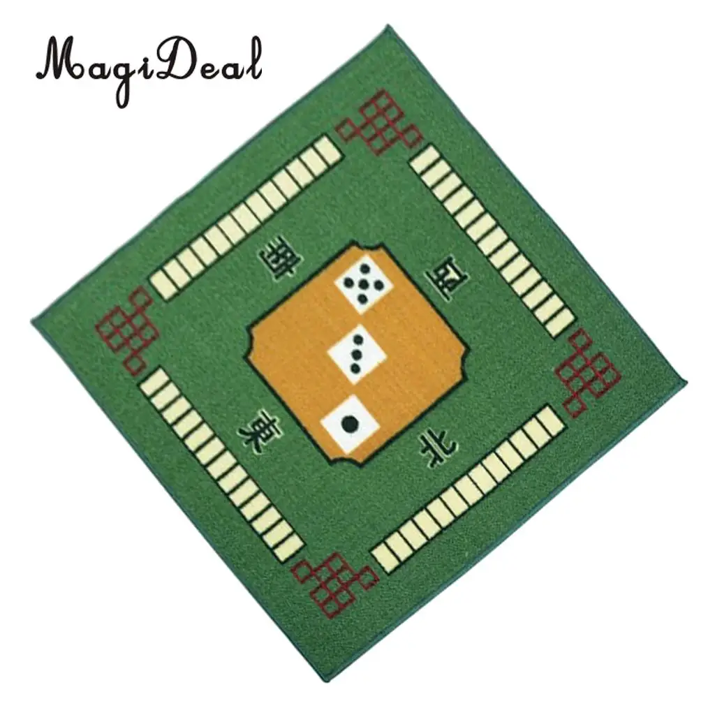 Стол-маджонг матовая скатерть Бытовая тишина анти-скольжение 79x79 см карточная игра для друзей семейная вечерние Новинка игрушка
