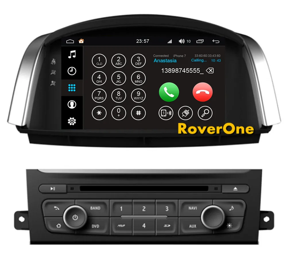 Flash Deal RoverOne Android 8.0 Octa Core Car Radio DVD GPS For Renault Koleos Touchscreen Android Multimedia Player Head Unit Wifi 7
