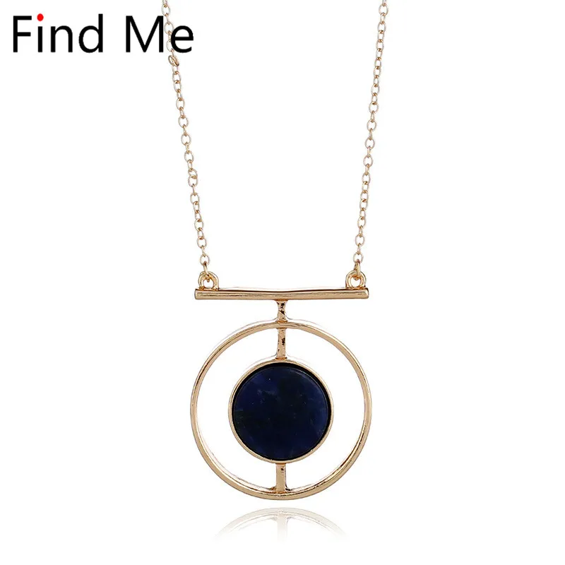 Женское колье чокер Find Me винтажное Длинное с круглым вырезом ювелирные изделия