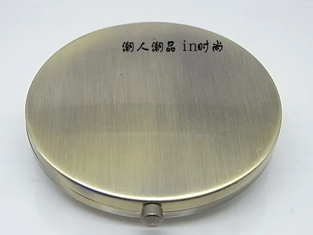 Espelho de Maquilhagem de Cobre-dhl Espelho Compacto Faça Você Mesmo Metal Portátil Frete Grátis 100 Pcs 6 High Quality Beleza e saúde