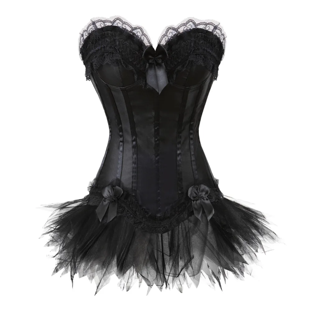 bustier noir femme