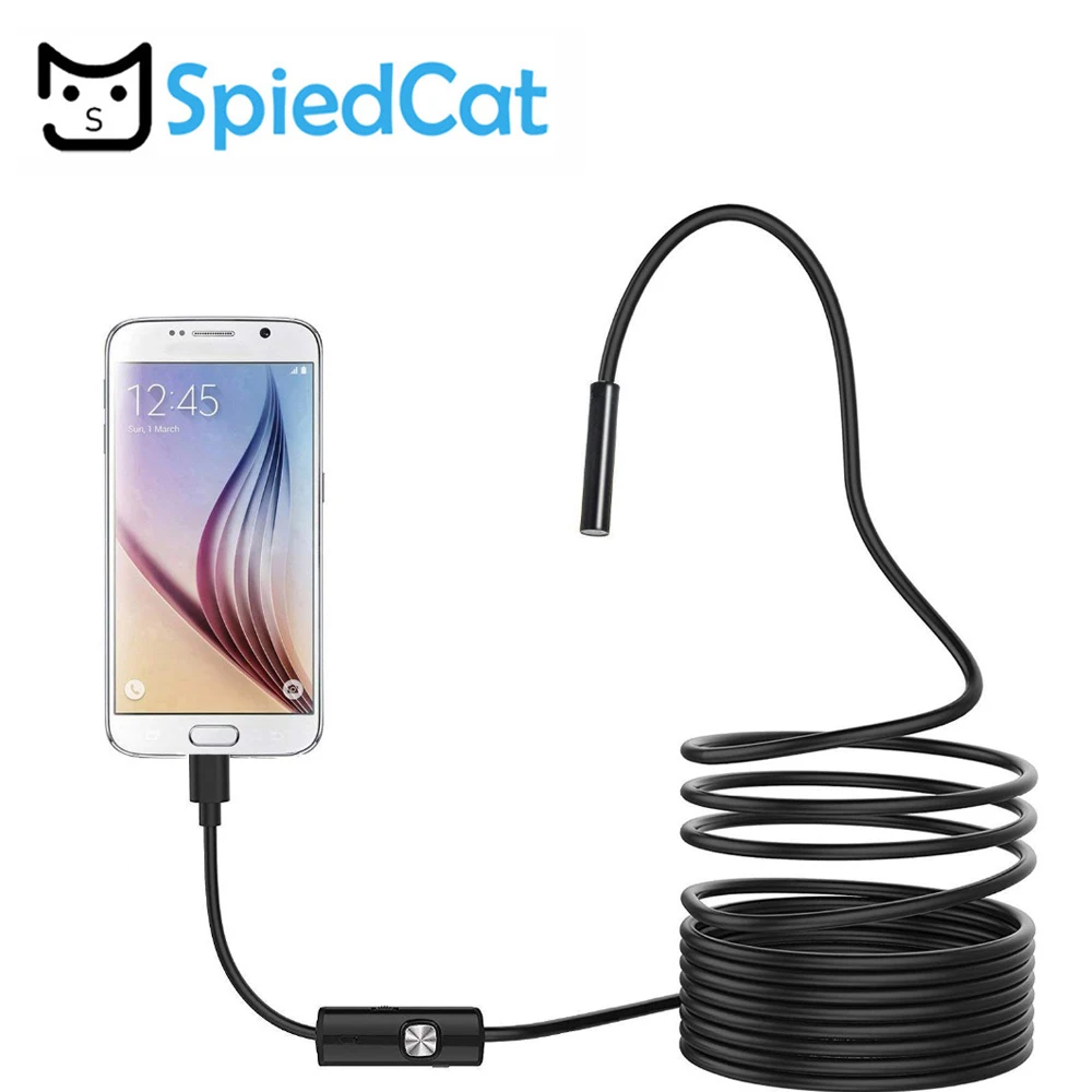 

5.5MM USB HD Endoscope Micro Flexible 1/2/3.5/5M HD Borescope Tube Waterproof USB Inspection Video Camera For Android PC