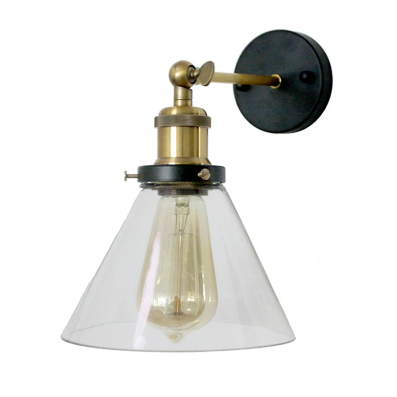 

Kung Retro Loft Industrial Vintage Led Wall Lamp with E27 lamp Arm wall Sconce Indoor Decoration Bar Restaurant Bedroom Art Lamp