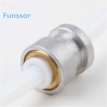

Funssor Reprap 3D printer Titan Extruder Groove Mount Bowden Adaptor - 1.75mm/3mm Filament (4mm/6mm OD Tubing)