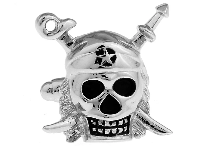 IGame Новинка Пиратская манжета черепа звенья Винтажный стиль качество латунный материал