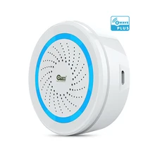 ЕС Версия Zwave сирена на батарейках также может заряжаться с USB сирена датчик сигнализации для Z Wave домашней автоматизации