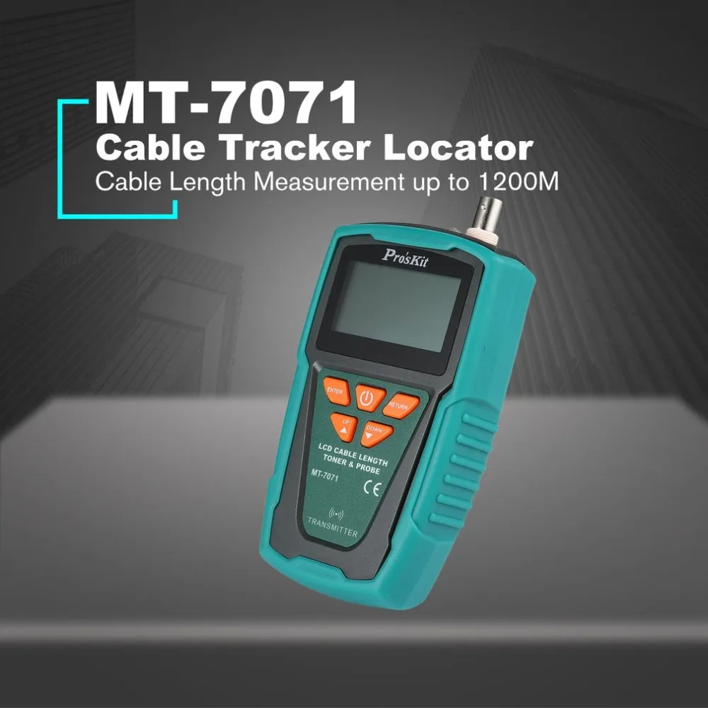 

MT-7071 Network monitoring cable tester LCD BNC Wire Fault Locator USB RJ45 RJ11/12 Wire Detector Tracker Locator