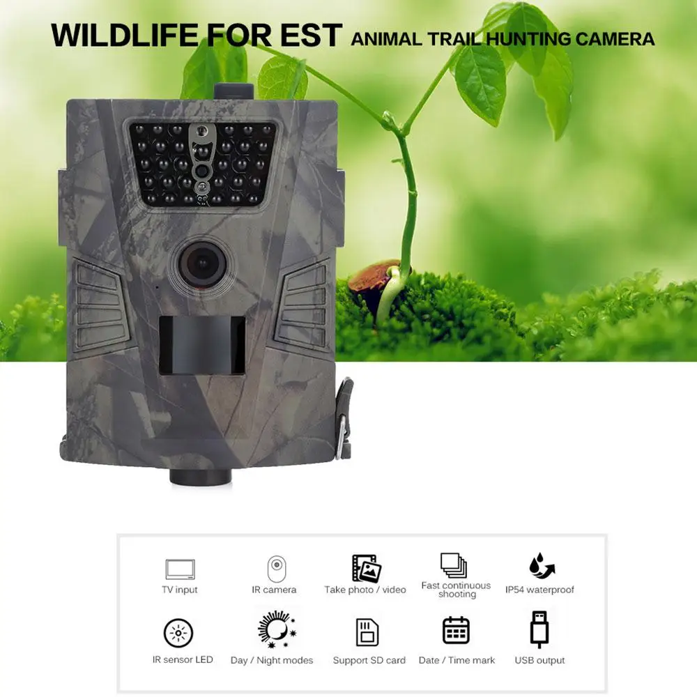 

1080p HD 3.0MP Huting Camera Outdoor Camera Trail Camera Take Photo IR Hunting Camera Portable