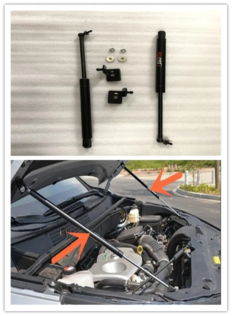 

front engine gate strut shock tail gate 2 PCS /SET BONNET HOOD GAS STRUT SHOCK LIFT SUPPORTS FIT FOR RANGER T6 T7 EXTERIOR PARTS