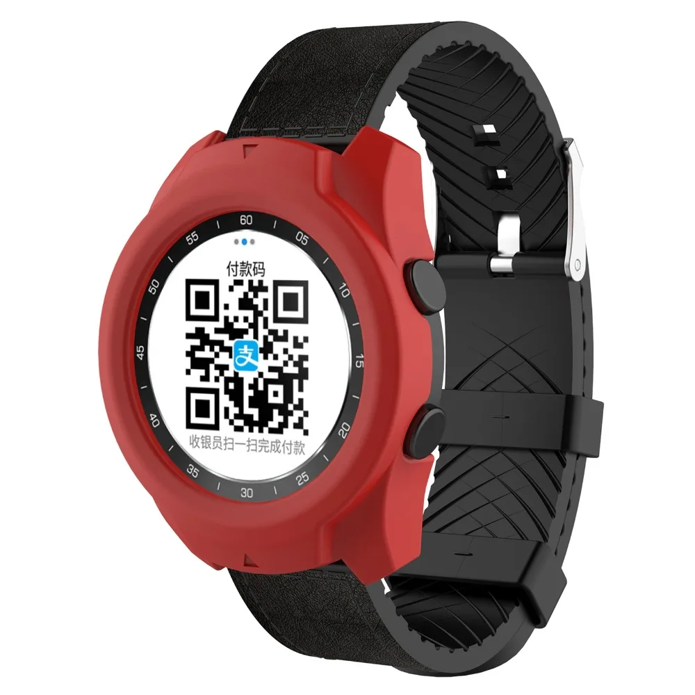 

XBERSTAR Protective Rubber Silicone Cover for TicWatch Pro Bluetooth Smart Watch Skin Case Shell Protector Accessories