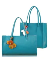 Free shipping new female bag sweet flower pendant retro font b handbag b font commuter shoulder