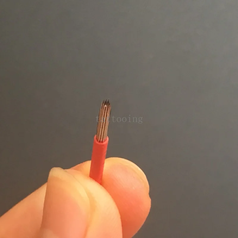 

100 PCS 19R Round Blade for manual pen Semi permanent makeup manual fog microblading eyebrow Tattoo accesories