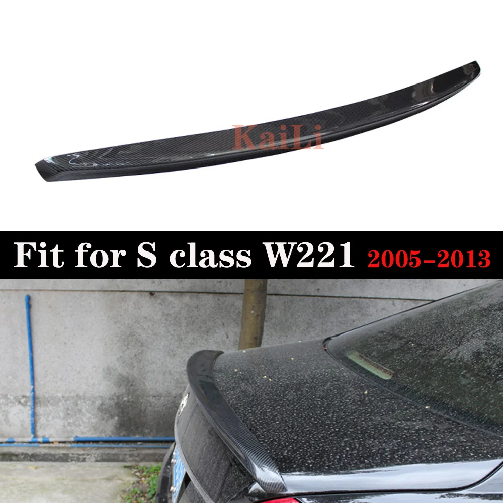 

Carbon Fiber Spoiler For Benz S Class W221 2005 - 2013 S500 Rear Trunk AMG Style Spoiler Wing