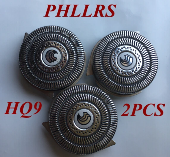 2pcs Hq9 Razor Blade Replace Head For Philips Norelco Shaver Pt735