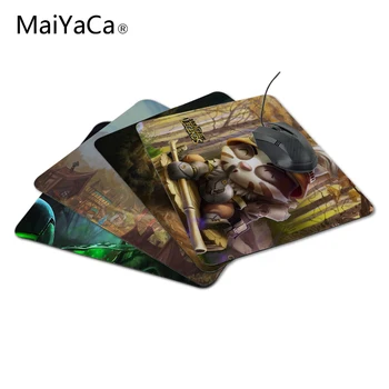 

MaiYaCa Top Selling LOL Teemo Cute Luxuring Printing aming ear Anti-Slip Durable Rubber Mousepad for PC Optal Mouse