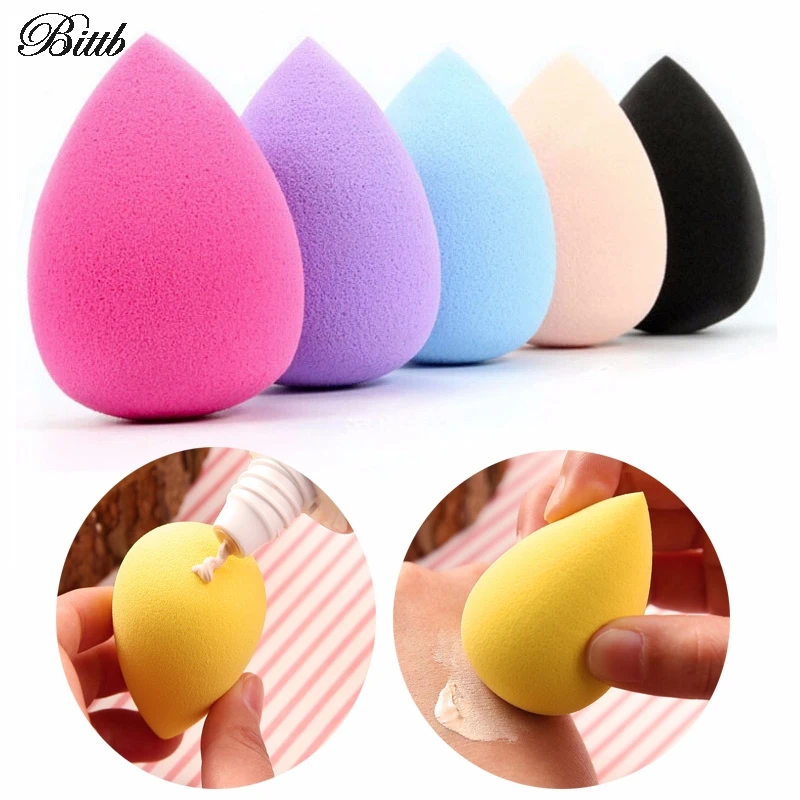 Bittb 50Pcs Wholesale Makeup Sponge Facial Beauty Powder Cosmetic Puff 