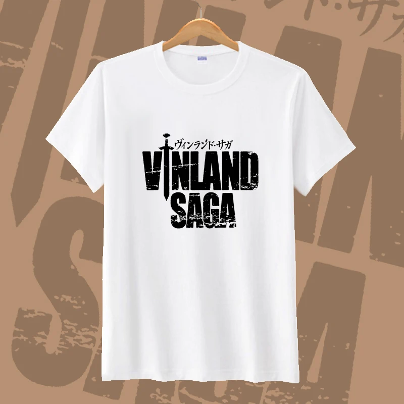 Новая футболка для косплея VINLAND SAGA Thorfinn, модная футболка с аниме Askeladd, хлопковая футболка с короткими рукавами