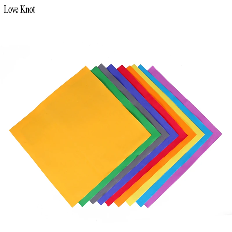 

30Pcs/lot Craft Paper 50*50cm 1mm Thickness Sponge Paper Foam Sheet Craft Punch Foam School Handmade Project Artwork Accessories