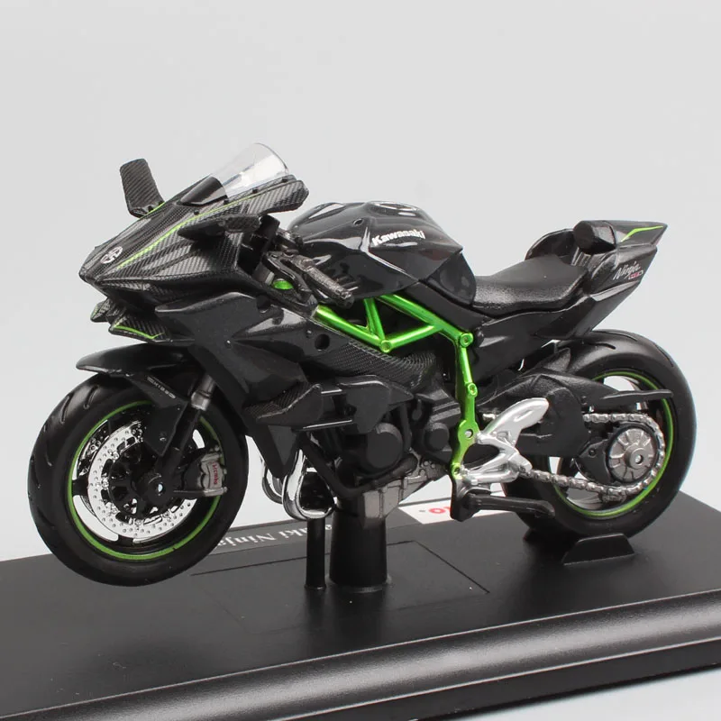 1:18 Масштаб Мини maisto Kawasaki Ninja H2 H2R литье под давлением улица Суперспорт велосипед Трейл гоночный мотоцикл модельная игрушка для детей мальчиков