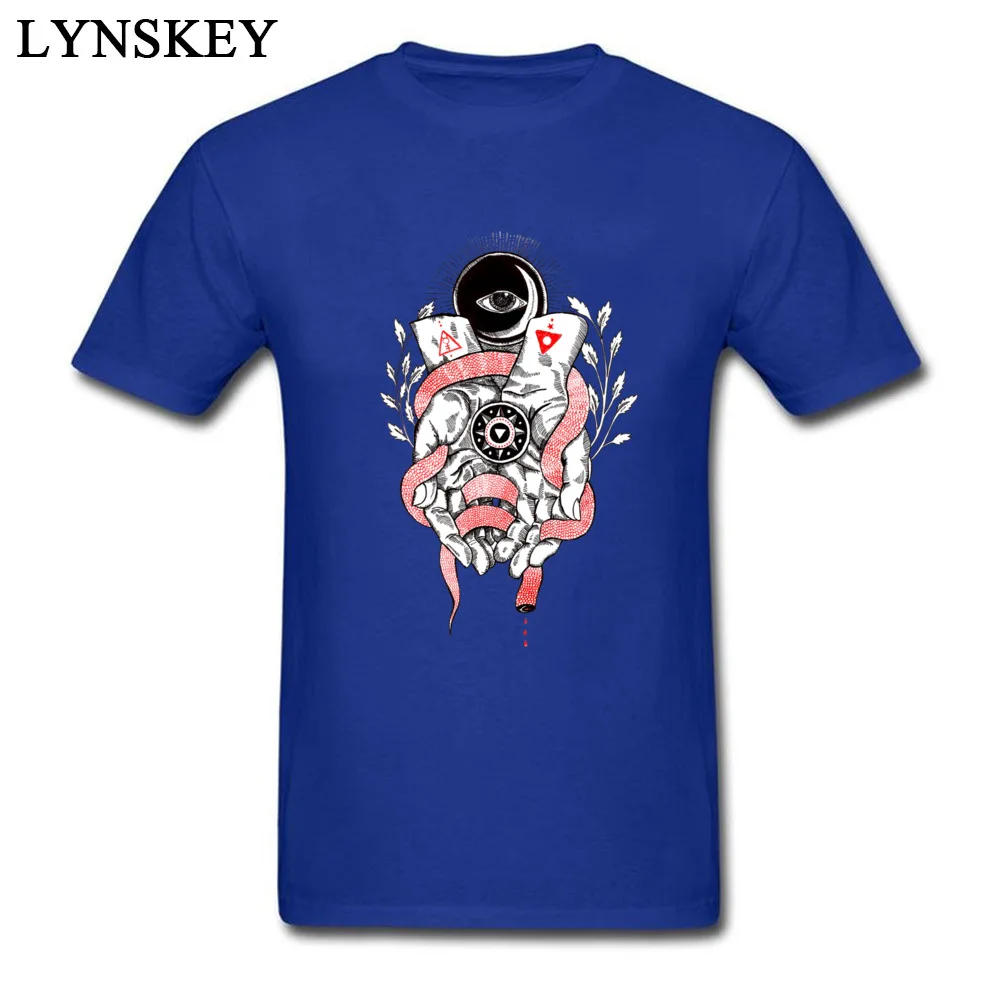 Simple Style Tops T Shirt for Men Special Summer Autumn Crewneck Cotton Fabric Short Sleeve T Shirt The Blood offering Casual Tee Shirt blue