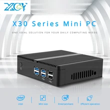 Мини-ПК UHD Intel Pentium 4405U HD graphics 510 ram SSD с wifi Windows 10 безвентиляторный ТВ приставка HDMI VGA wifi HTPC микро компьютер