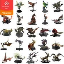 Japan Anime Monster Hunter World XX Figure PVC Models Hot Dragon Action Figure Decoration Toy Monsters Model Collection japan anime digital monster x evolution original bandai tamashii nations digivolving spirits 05 action figure alphamon