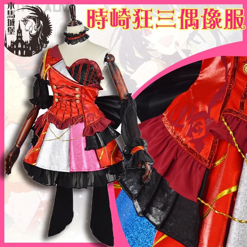 

Date a Live! Tokisaki Kurumi Stage Dress Idol Halloween Christmas Uniforms Cosplay Costume Free Shipping